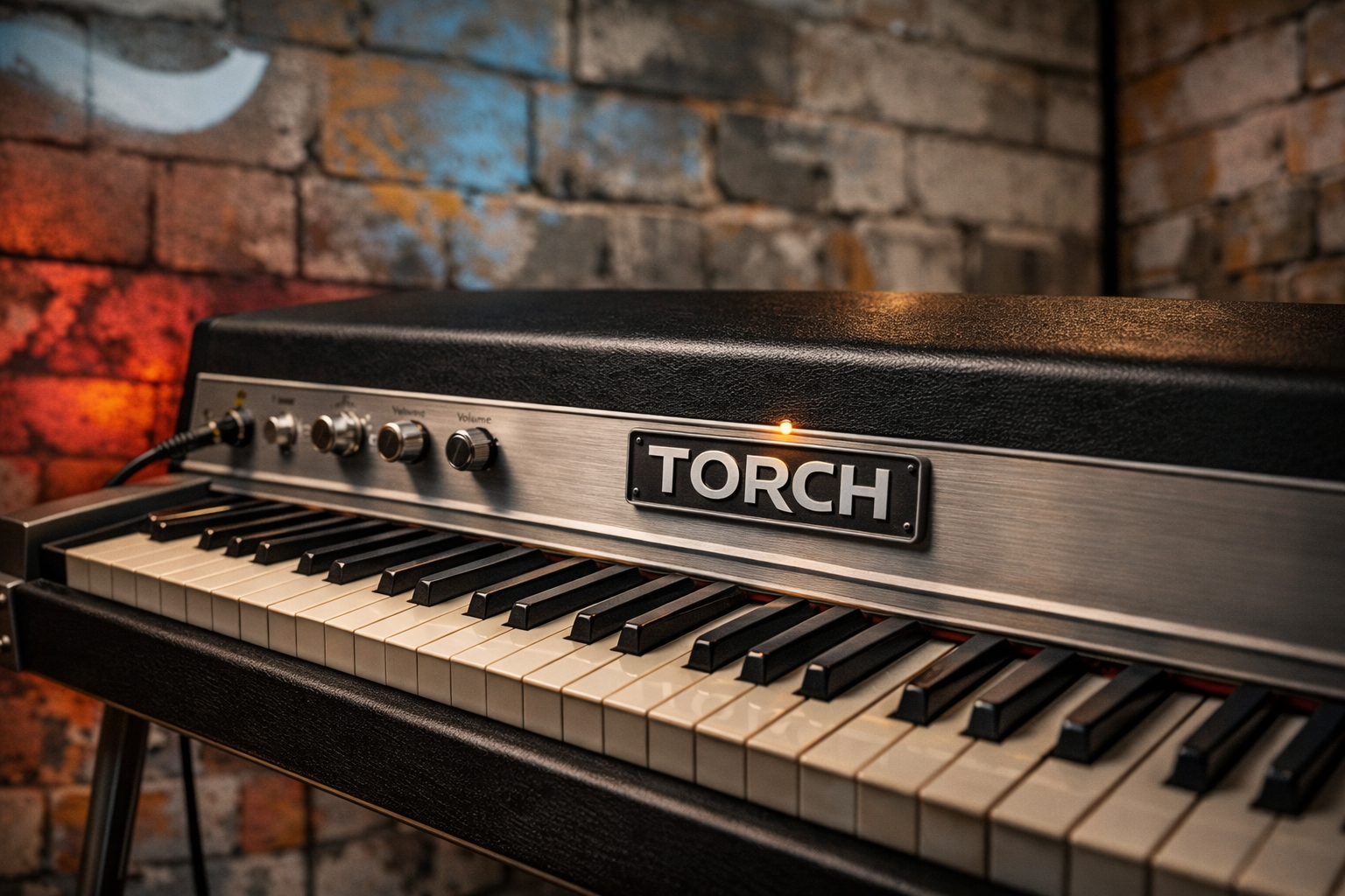 TORCH-branded physical-modeling synthesizer artwork.