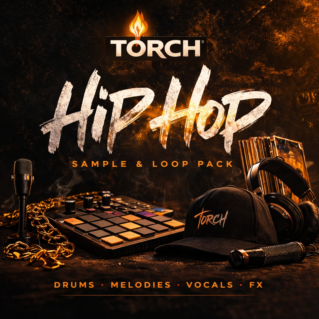 TORCH Hip Hop sample and loop pack cover.
